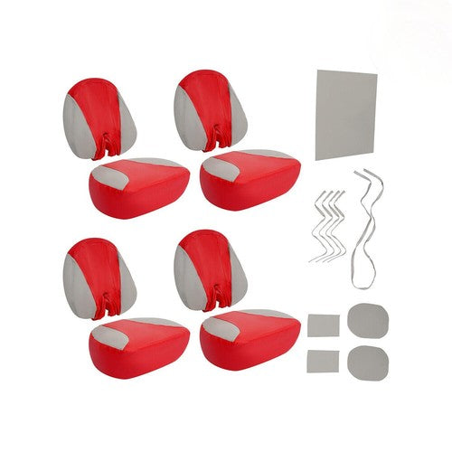 DURAFORCE For Sea-Doo Speedster 150 2007 2008 2009 2010 2011 Full Set Red Gray Seat Covers