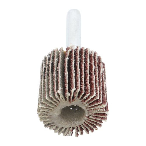 DURAFORCE 5 Pack 1" x 1" x 1/4" Shank Mounted Flap Wheels 60 Grit Aluminum Oxide