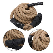 DURAFORCE 1.5 Inch Diameter 25 FT Outdoor Climbing Rope for Fitness and Strength Training
