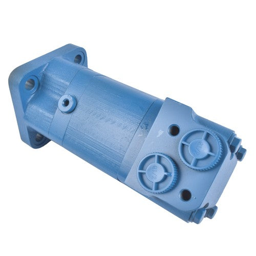 DURAFORCE Blue Hydraulic Motor 4 Holes Replacement for Skid Steer Rotary Tiller BM5-400