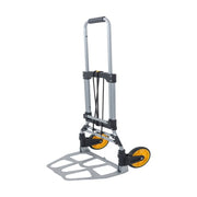 DURAFORCE 264Lb Capacity Alloy Steel Folding Trolley Heavy-Duty Luggage Trolley Cart