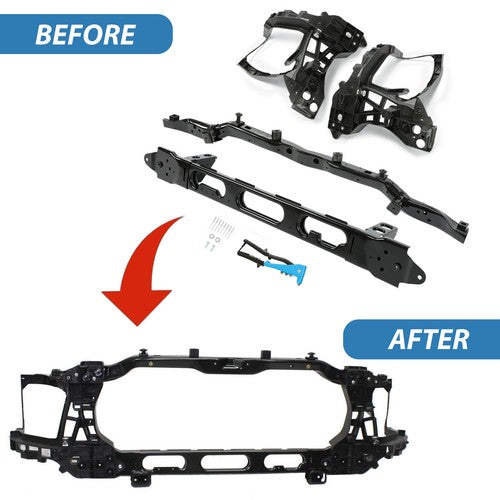 DURAFORCE Front Radiator Support For 2014 2018 Ram 1500 Pickup LH RH Headlight Bracket