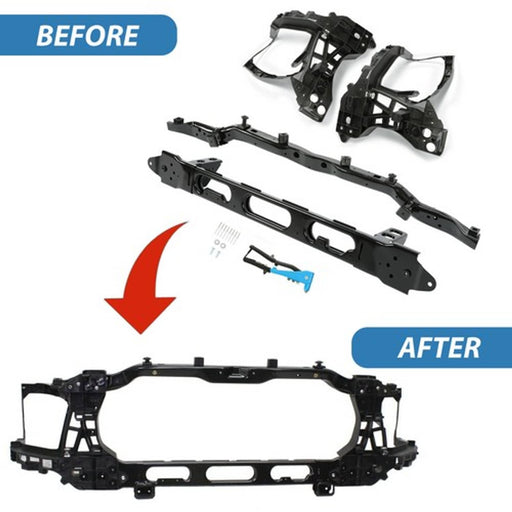 DURAFORCE Front Radiator Support For 2014 2018 Ram 1500 Pickup LH RH Headlight Bracket