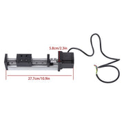 DURAFORCE Linear Stage Actuator with NEMA23(5756) Stepper Motor 100mm Stroke DC 24V