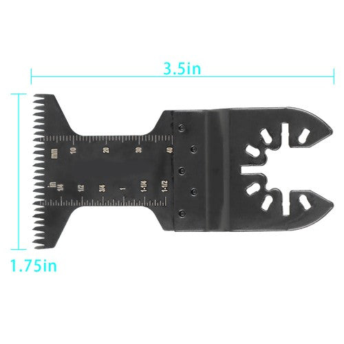 DURAFORCE 60 Pcs 1.75" - 3.5" Oscillating Multitool Tool Quick Release Saw Blades