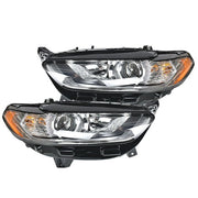 DURAFORCE Left&Right Side Headlamps Headlight For Ford Fusion 2013-2016 DS7Z13008A