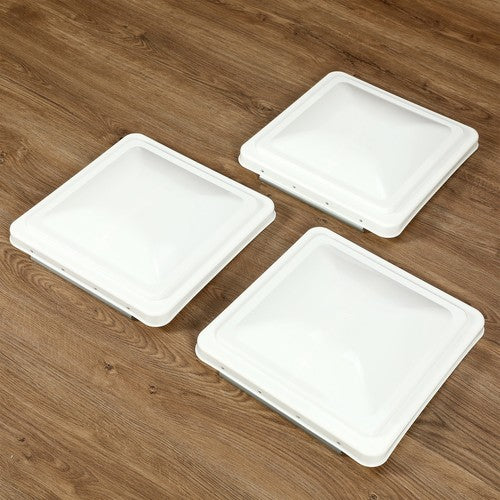 3Pcs Fit for 14 x 14 Roof Vent Cover Camper RV Trailer Ventline White