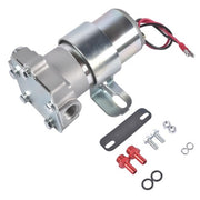 DURAFORCE Universal High Volume Ford Chevy Mopar Electric Fuel Pump 97GPH Chrome F53001C