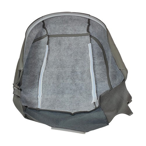 Front Driver Side Bottom Leather Seat Cover Gray for Hummer H2 2003 2007
