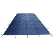 DURAFORCE Inground Pool Safety Cover 20' × 40' Rectangle Safety Pool Covers Blue Mesh
