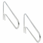 DURAFORCE Pair(2PC) Swimming Pool Hand Rail Ladder Handrail Stair Rail 304 Stainless Steel