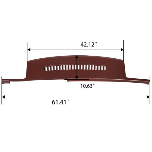 Dash Cover Cap Garnet For 88 94 Chevy GMC Pickup Blazer Suburban