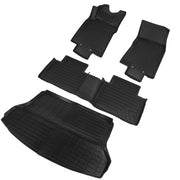 DURAFORCE Floor Mats Cargo Liner Set for 2014-2020 Nissan Rogue (Not Rogue Sport) 4 Pcs