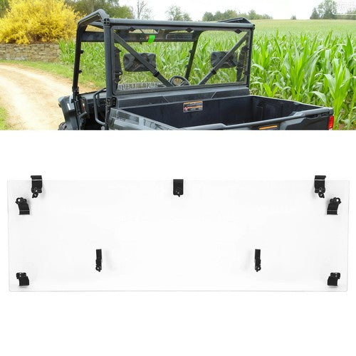 DURAFORCE Rear Windshield for Arctic Cat Prowler Pro Cushman Cat Cuv82 85 102 105 2018 Up