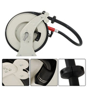 DURAFORCE 1" x 33' Retractable Swivel Rewind W/Auto Fueling Gun Diesel Hose Reel For Truck