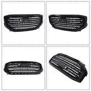 DURAFORCE Suitable For GMC Acadia 2017-2019 Front Bumper Upper Grille Plastic Gloss Black