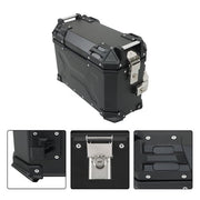 DURAFORCE 36L Luggage Side Box Hard Trunk Saddle Bag with Mounting Brackets Universal