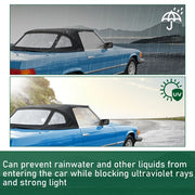 DURAFORCE Fit Mercedes R107 Soft top 280SL 560SL 380SL 450SL Convertible 68-89 1972 Black