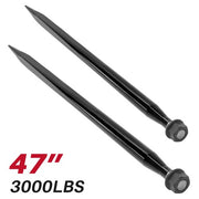 DURAFORCE 2PCS 3000lbs Cap 47" Square Hay Bale Spear Spike Fork For Tractor Loader Bobcat
