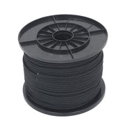 DURAFORCE 3/16 Inch x 500 Feet Hollow Braid Polypropylene Rope – Black，750 Pounds