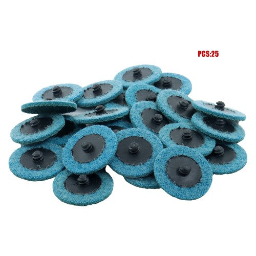DURAFORCE 25 Pack Surface Conditioning Quick Change Discs 2" Fine Prep Pad Discs