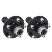 DURAFORCE [2-Pack] New Pre-assembled For 5-Lug-4.5" Trailer Hub Kit and Round #84 Spindle