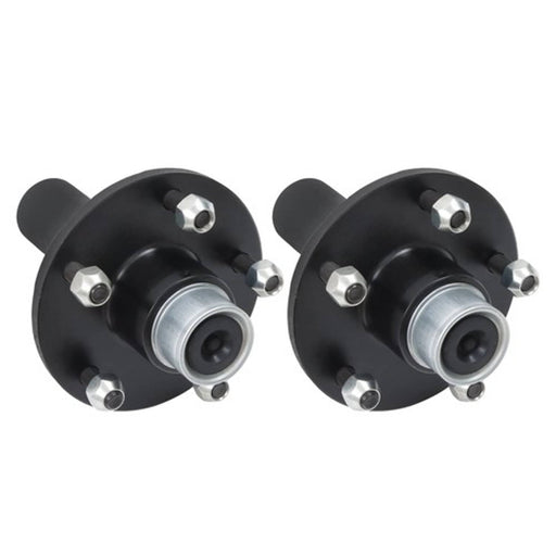 DURAFORCE [2-Pack] New Pre-assembled For 5-Lug-4.5" Trailer Hub Kit and Round #84 Spindle