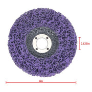 DURAFORCE (5 pieces each in purple and blue) 10 Pack of 4' x 5/8' Diamond Discs