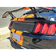 DURAFORCE For 15-23 Ford Mustang Gt Carbon Fiber Color Rear Trunk Panel Decklid Trim Cover