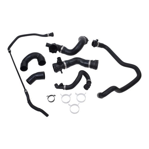 DURAFORCE 7 Hoses Radiator Coolant Water Hose Pipe Kit Fit For 07-11 BMW E90 128i 328i N51