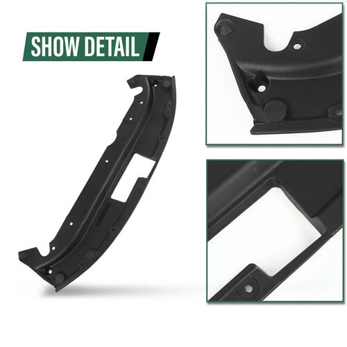 DURAFORCE Front Upper Radiator Support Cover Sight Shield for Nissan Sentra 16-19