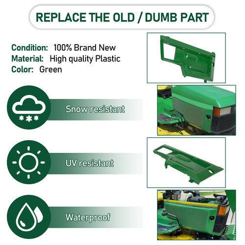 DURAFORCE New Right Side Panel Replacement AM128982 Fits John Deere 415 425 445 455