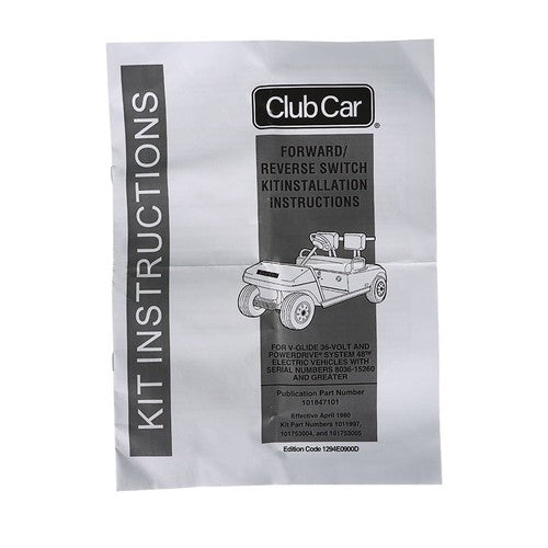 DURAFORCE Heavy Duty Forward and Reverse Switch Assembly For Club Car DS Golf Cart 1996+