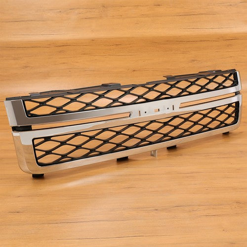 Grille Assembly for 2011 2014 Silverado 2500 HD Silverado 3500 HD Black Chrome