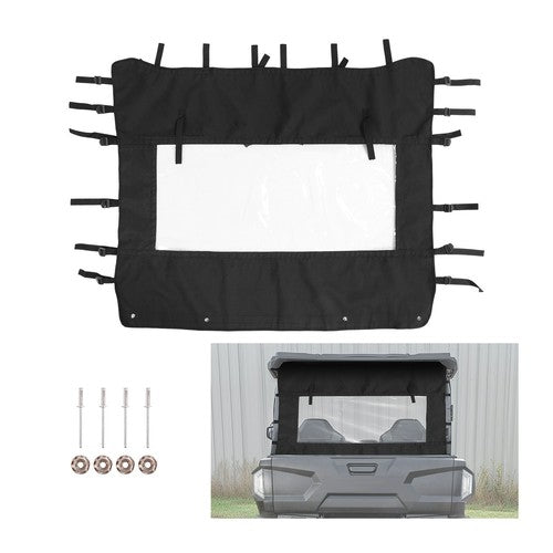 DURAFORCE Rear Dust Barrier Soft Window Panel For Yamaha Wolverine RMAX4 850X4 2022 Up
