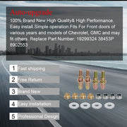 DURAFORCE Car Door Hinge Pins Bushing Kit Fit for Chevy Silverado GMC Sierra Truck SUV