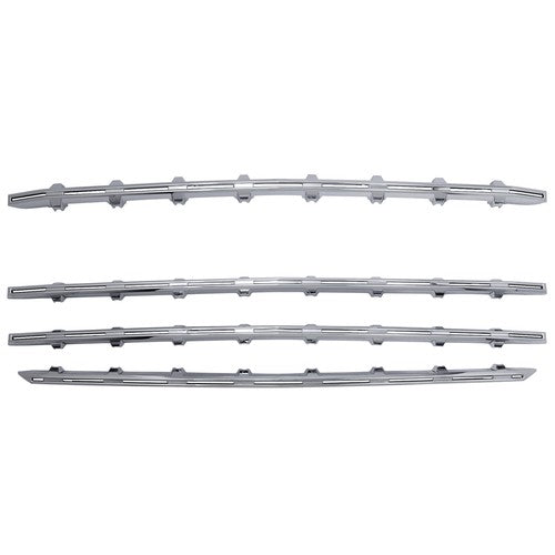 Snap On Chrome Grille Trim Molding Covers for 19 21 Chevy Silverado 1500 LT RST