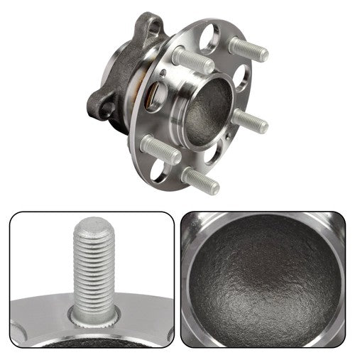 DURAFORCE 2pc For Honda Accord 2008-2012 For Acura TSX 2010-2014 V6 Rear Wheel Hub Bearing