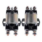 DURAFORCE 2Pcs Gas Golf Cart Solenoid For Yamaha G1 6 Terminal 12 Volt 100A J17-81950-01