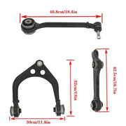 DURAFORCE 8x For Dodge Charger Challenger 300 11-19 RWD Front Upper Lower Control Arm New