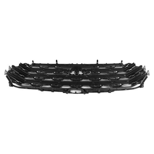 DURAFORCE Front Bumper Grill Electroplated Black for Toyota Tundra Platinum 2022-2024