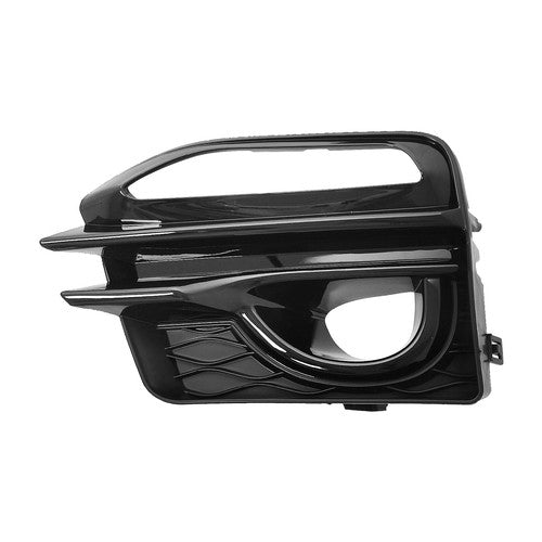 DURAFORCE Fit 2014-2017 Infiniti Q50 Sport Front Bumper Black Grille & Fog Light Cover