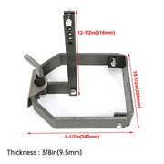 DURAFORCE Rear Sleeve 3 Point Hitch For Cub Cadet Models Lawn Mower Tractor Anti-rust