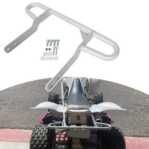DURAFORCE For Yamaha Raptor 660 660R YFZ450 Aluminum Rear Steel Grab Bar Bumper Bracket