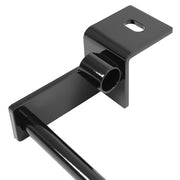 DURAFORCE Truck Bed Step 2-Rung Retractable Tailgate Ladder Heavy Duty W/L-Shaped Bracket