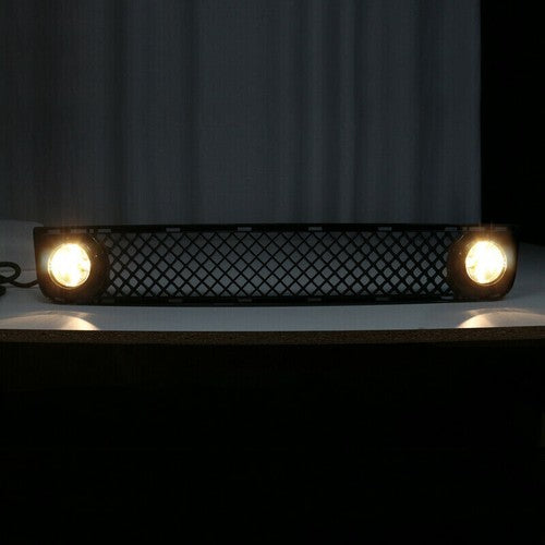 DURAFORCE Lower Bumper Grille Grill +Pair Halogen Fog Lights Lamps For 2008-2010 Scion xB