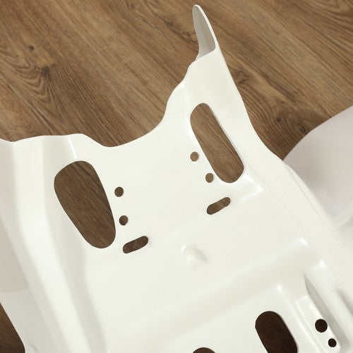 DURAFORCE New For 1986-1989 Honda TRX 250R TRX250R White Front & Rear Fender Plastics Kit