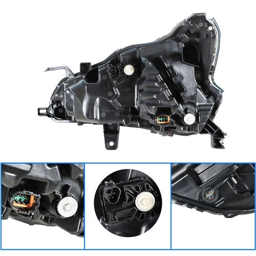 DURAFORCE Passenger/RH Side LED Projector Headlight Headlamp For Nissan Altima 2019-2020
