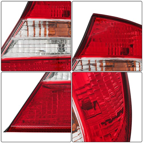 DURAFORCE Red Tail Light Right+Pair Fog Lights Chrome Housing For Toyota Camry 2002-2004