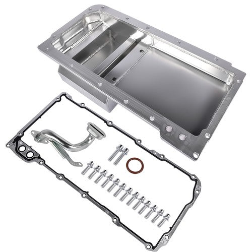 DURAFORCE Front Oil Pan w/ Gasket for Chevrolet Small Block V8 GEN. III/IV LS1 LS2 LS3 LS6